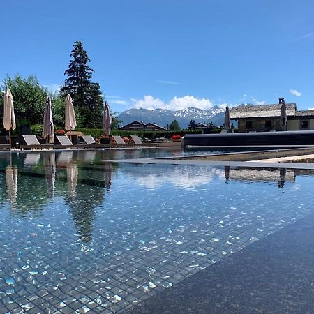 Ferienwohnung Etrier Crans-Montana Exterior foto