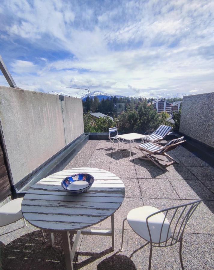 Ferienwohnung Etrier Crans-Montana Exterior foto